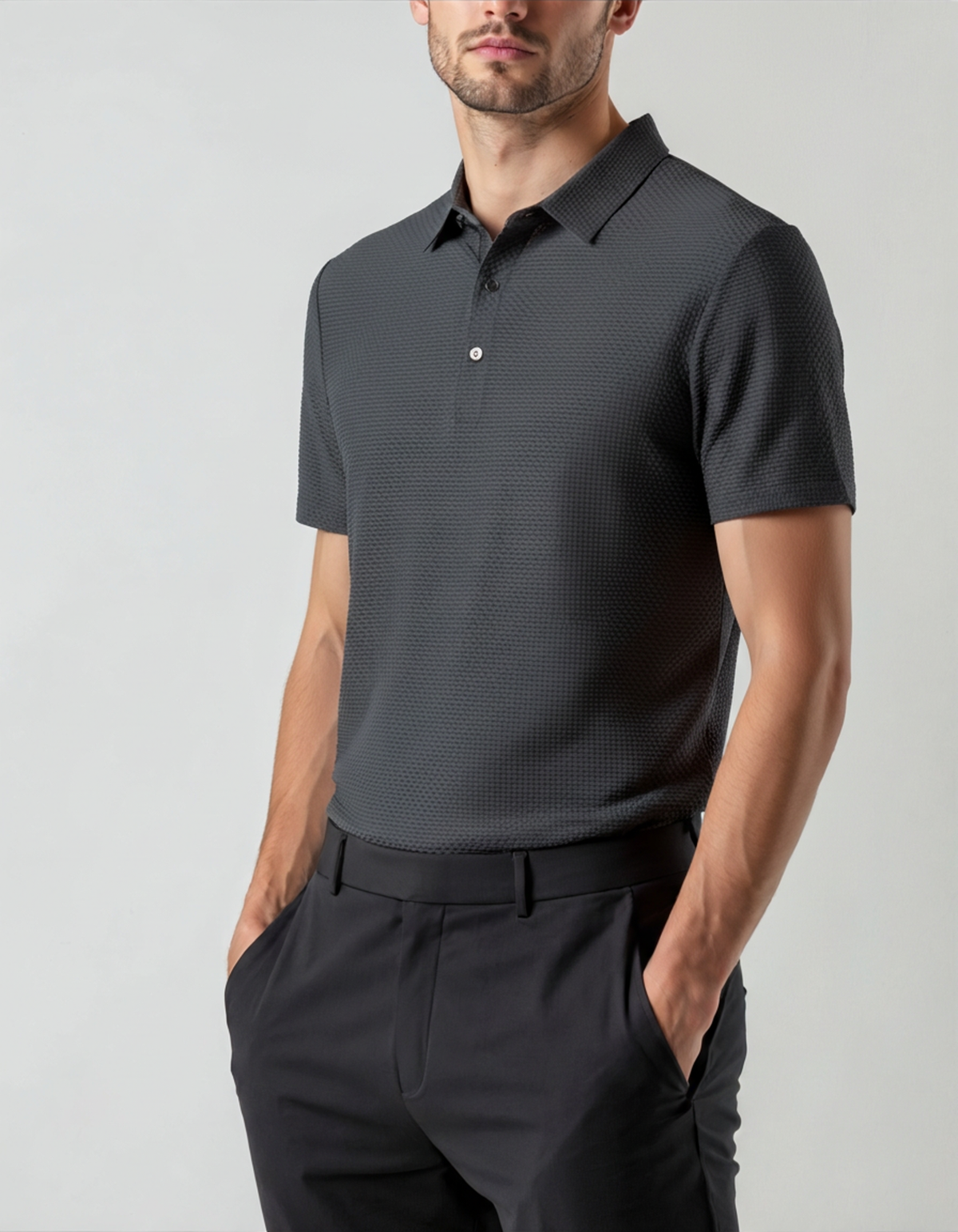 Prestigio Silk Polo – Wrinkle-Resistant Elegance
