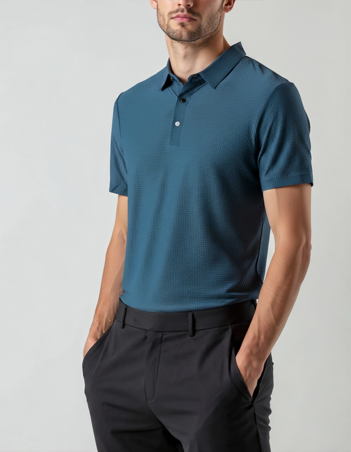Prestigio Silk Polo – Wrinkle-Resistant Elegance