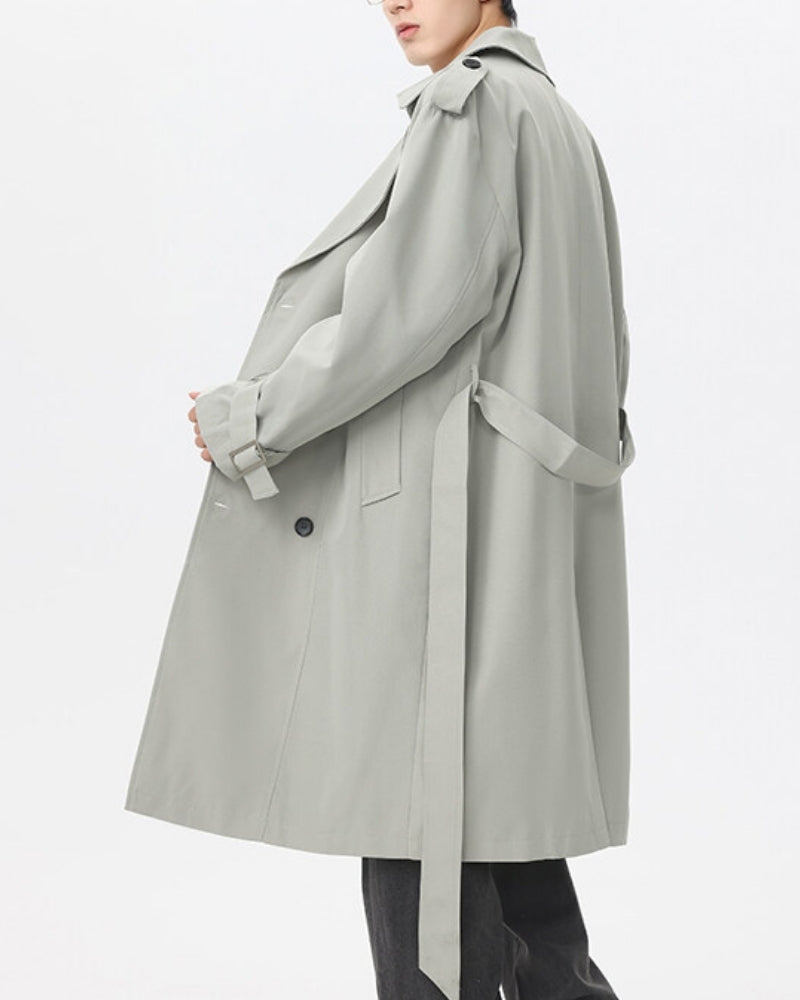 Timeless Classic Double-Breasted Trench Coat
