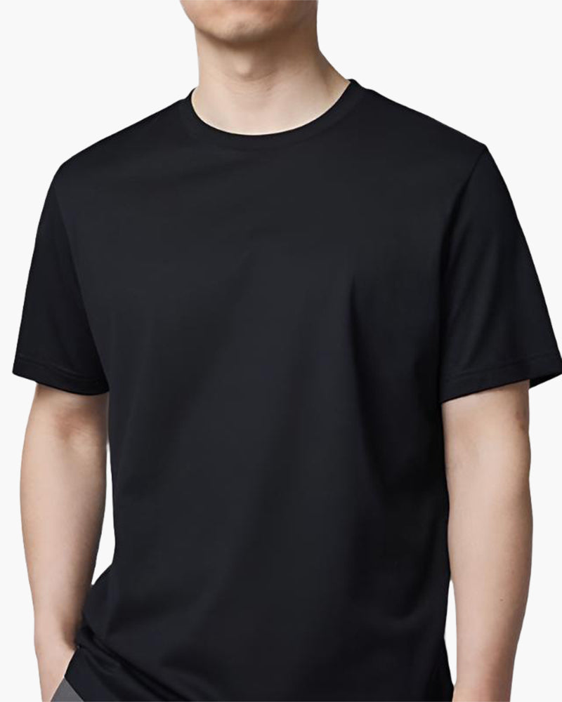Refined Solid-Color T-Shirt