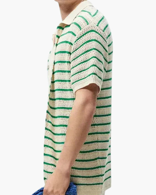 Marbella Knitted Button-Up Shirt