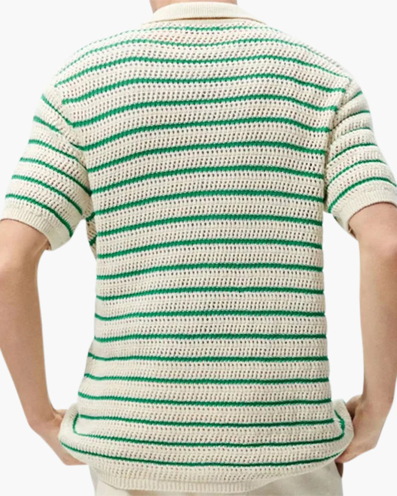 Marbella Knitted Button-Up Shirt