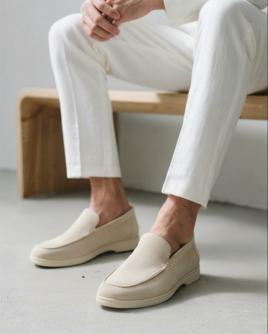 Classic Old Money Suede Loafers