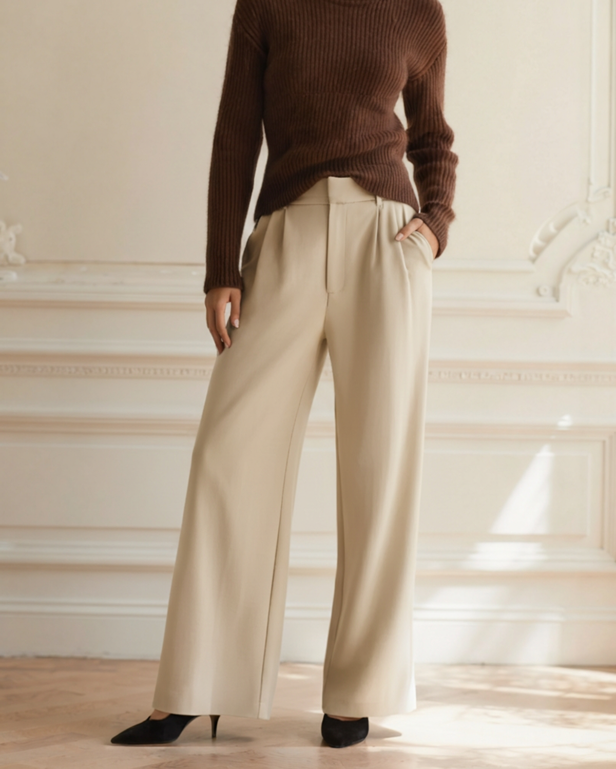 Serena Wide-Leg Trousers – Effortlessly Elegant & Comfortably Stylish