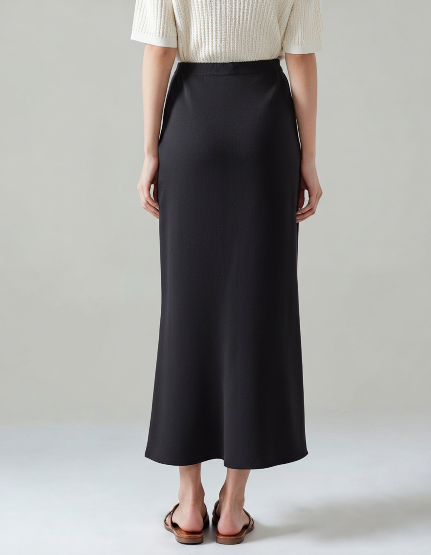 Luxurious Old Money-Inspired Silk Skirt