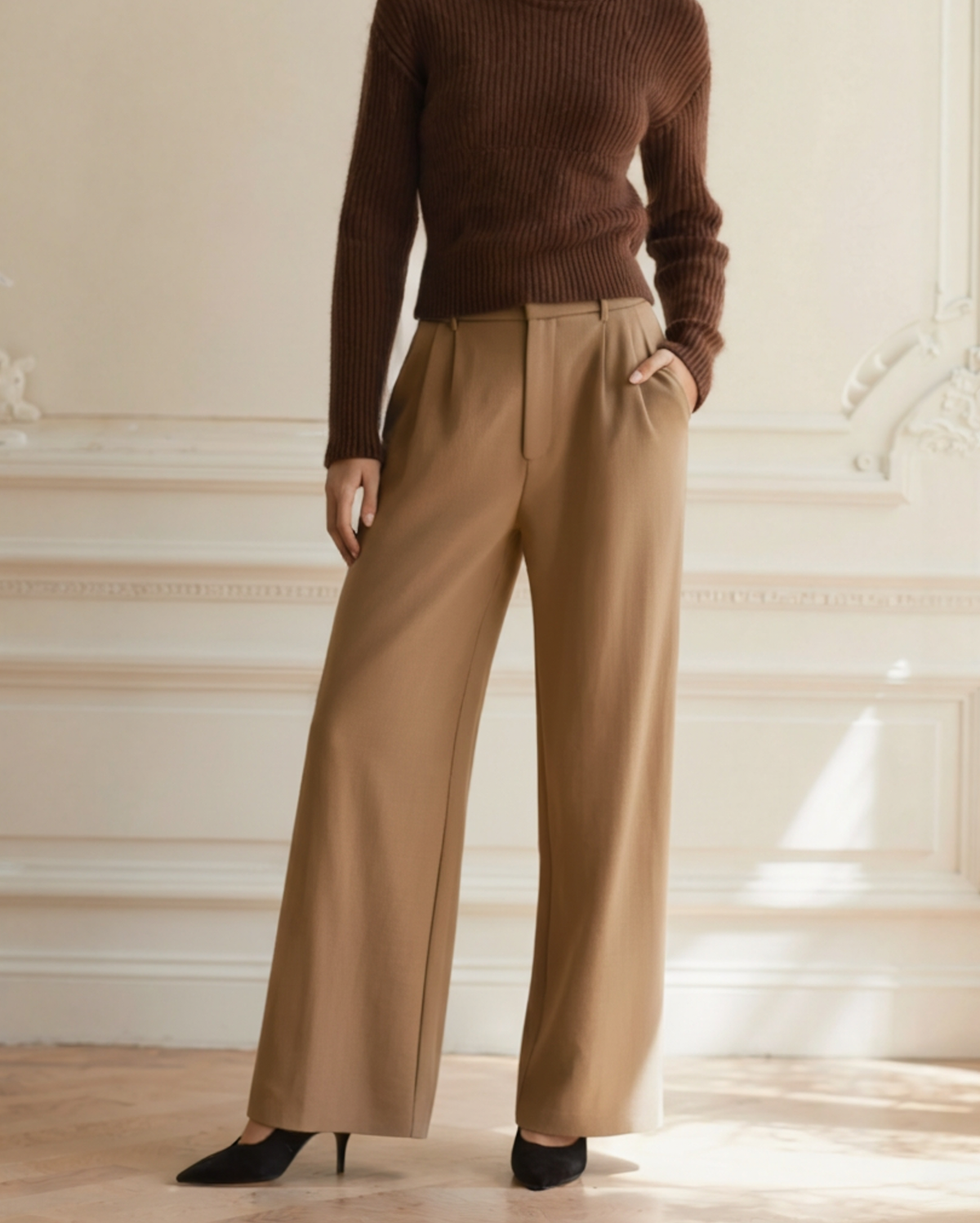 Serena Wide-Leg Trousers – Effortlessly Elegant & Comfortably Stylish