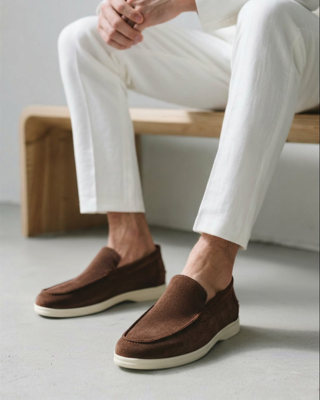 Classic Old Money Suede Loafers
