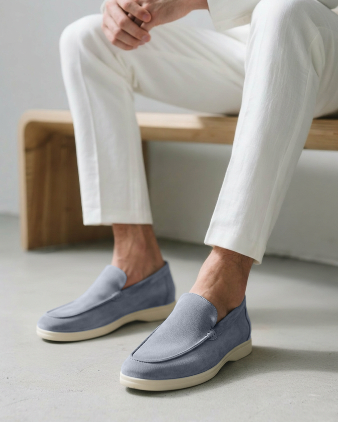 Classic Old Money Suede Loafers