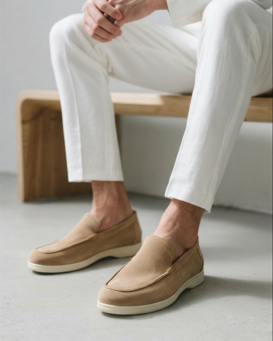 Classic Old Money Suede Loafers