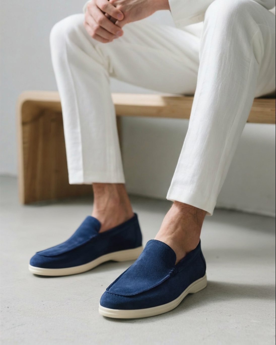 Classic Old Money Suede Loafers