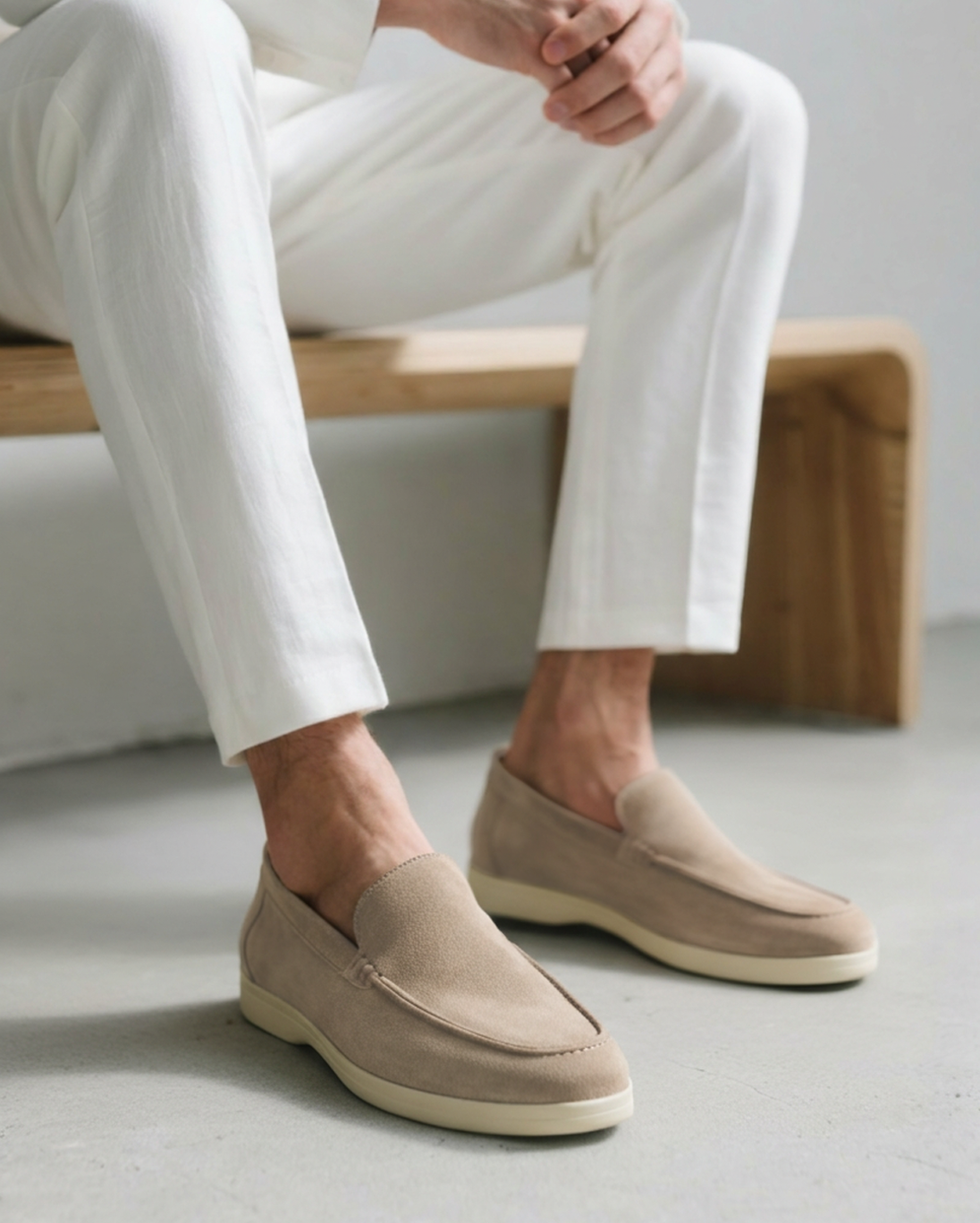 Classic Old Money Suede Loafers