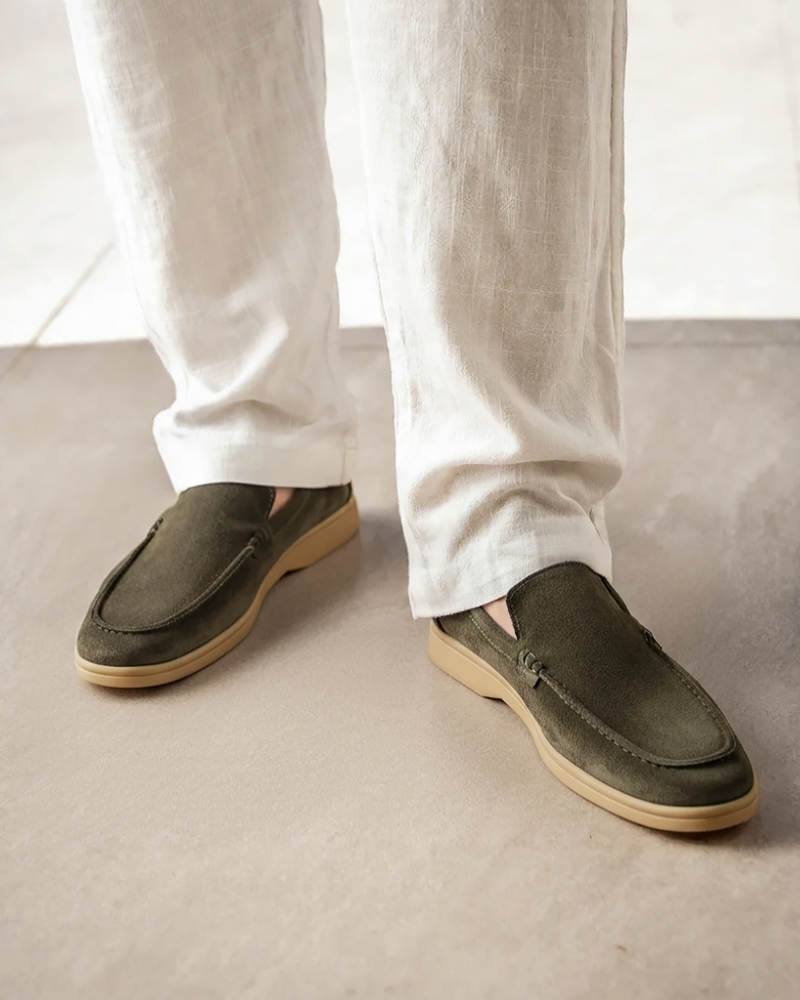Old Money Luxe Suede Loafers