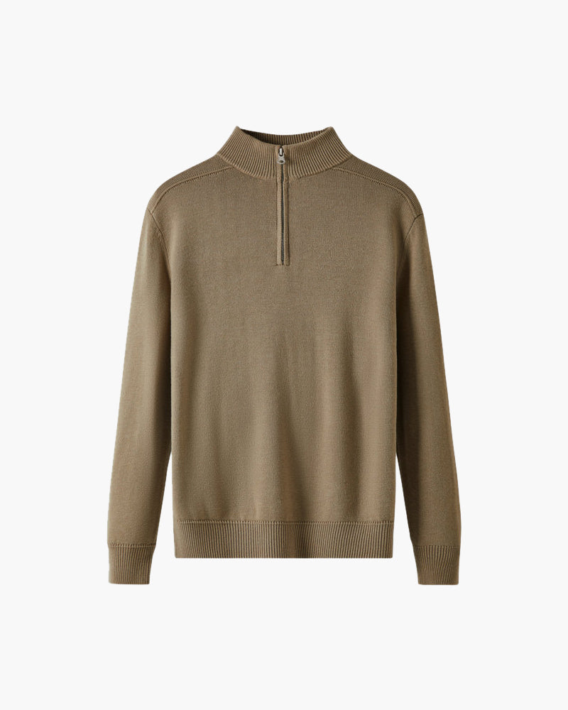 100% Merino Wool Full-Zip Sweater